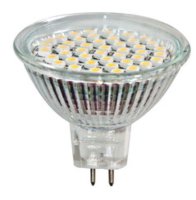 Лампа светодиодн.  MR16  220v/21 LED белый светодиод.