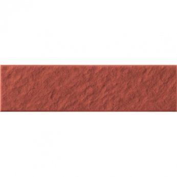 Плитка фасадная Simple red 3-d 24,5х6,5 (1,0м2)