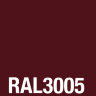Планка карнизная Шинглас RAL3005 красная