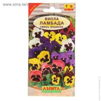 Семена цветов Виола "Ламбада" смесь окрасок 1314025