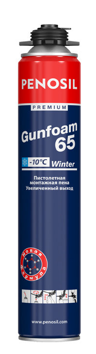 Пена проф. летняя PENOSIL Premium Gunfoam 65л. 800мл 1/12