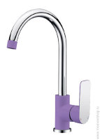 Смеситель Тритон для кухни, однорычажный, фиолетовый арт 14605Z