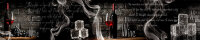Кухонный фартук фотопечать "Вино и Лед" 600х3000мм