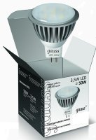 Лампа GAUSS EB101005235 энергосбер. LED MR16 GU5.3  3.5W 4100K
