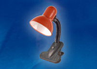Лампа настольная Е27 на прищепке (красный) TLI-202 UNIEL