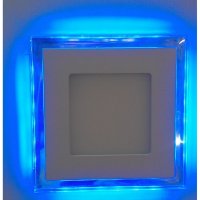 Светильник светодиодный встр. AL2661, 16W, 1280lm, 4000K и синий, белый, L180/140хh25мм