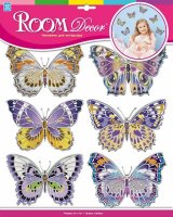 Стикер RoomDecor НPA 4402 (шелковые бабочки №2)