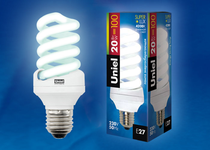 Лампа UNIEL ESL-S11 20W E27 4200(SH)