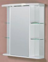 Эмили-80 Зеркало со шкафом 27-2 белый