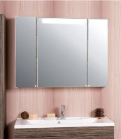 Мадрид-100 Шкаф-зеркало 1116-2 со встр.светильн.LLA8W390